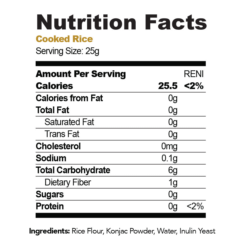 Shirataki Dried Rice