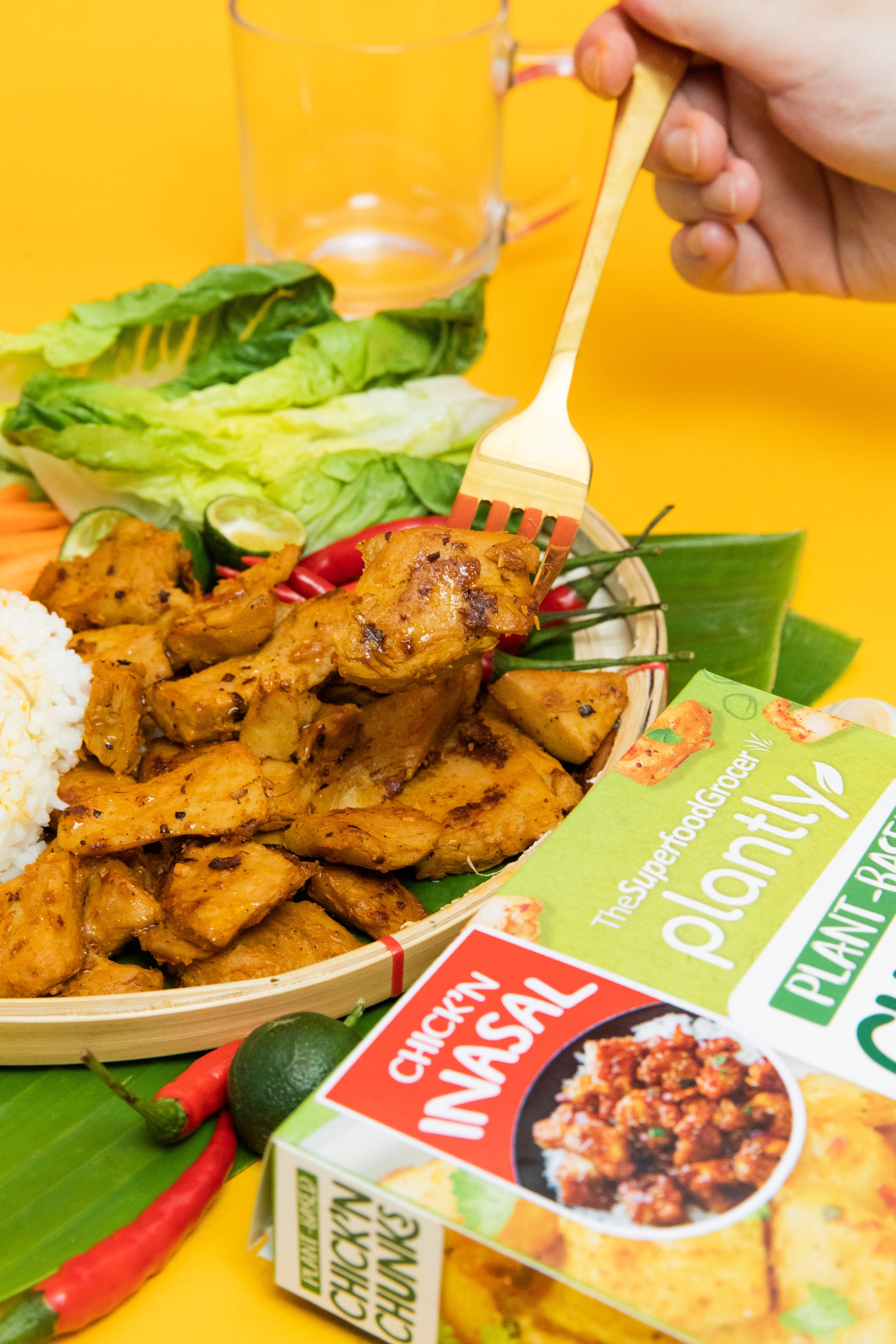 Plantly Inasal Chick'n Chunks (Buy 1 Get 1)