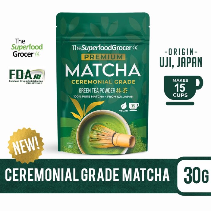 Premium Ceremonial Grade Matcha Powder 30g