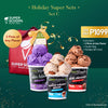 Super Scoops Dairy-Free Vegan Ice Cream 3 Pint Christmas Set