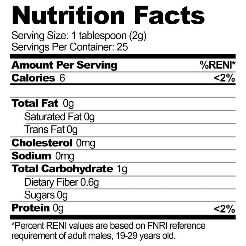 The Superfood Grocer Matcha Philippines Philippines Nutrition Facts