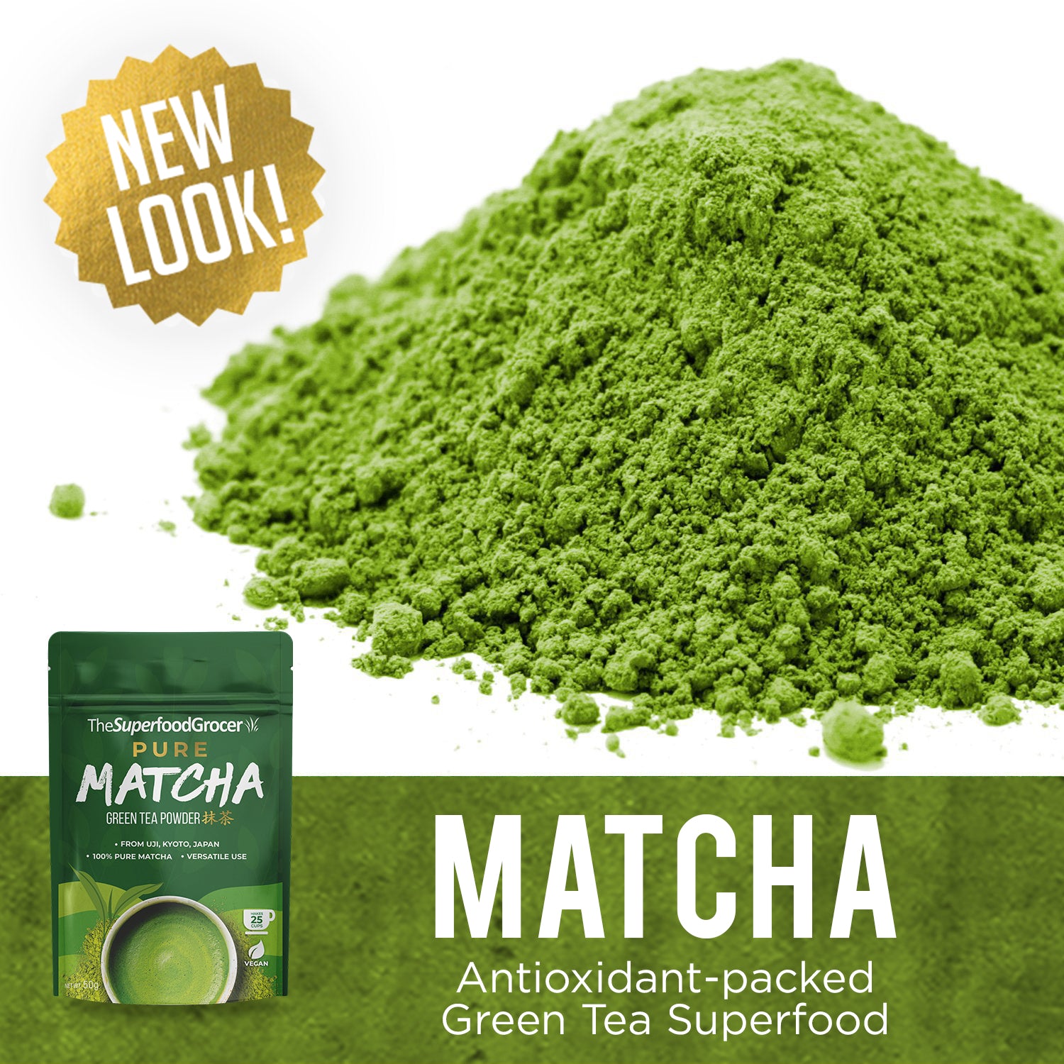 Pure Matcha Green Tea Powder